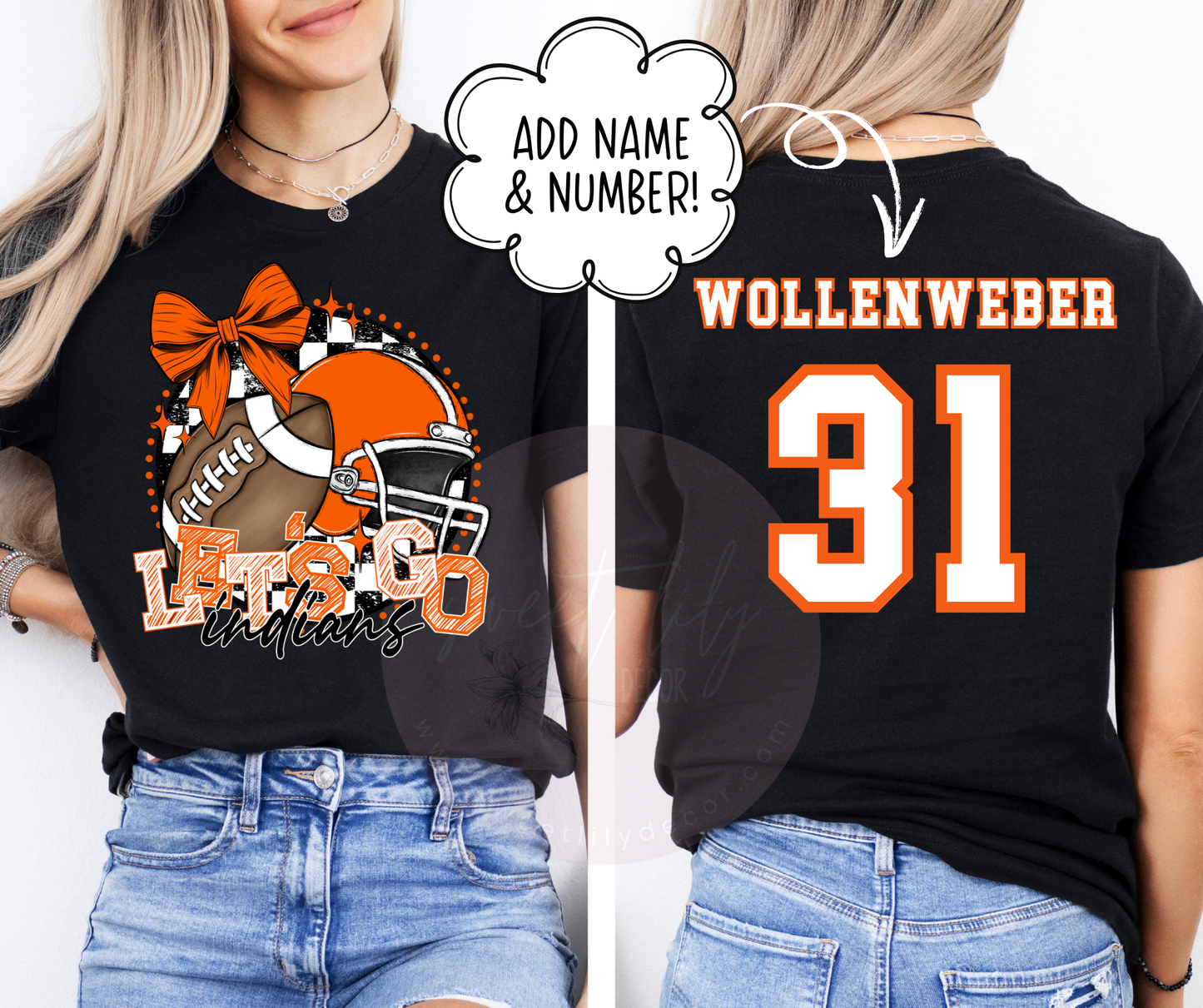 LET'S GO INDIANS ADULT UNISEX TOP