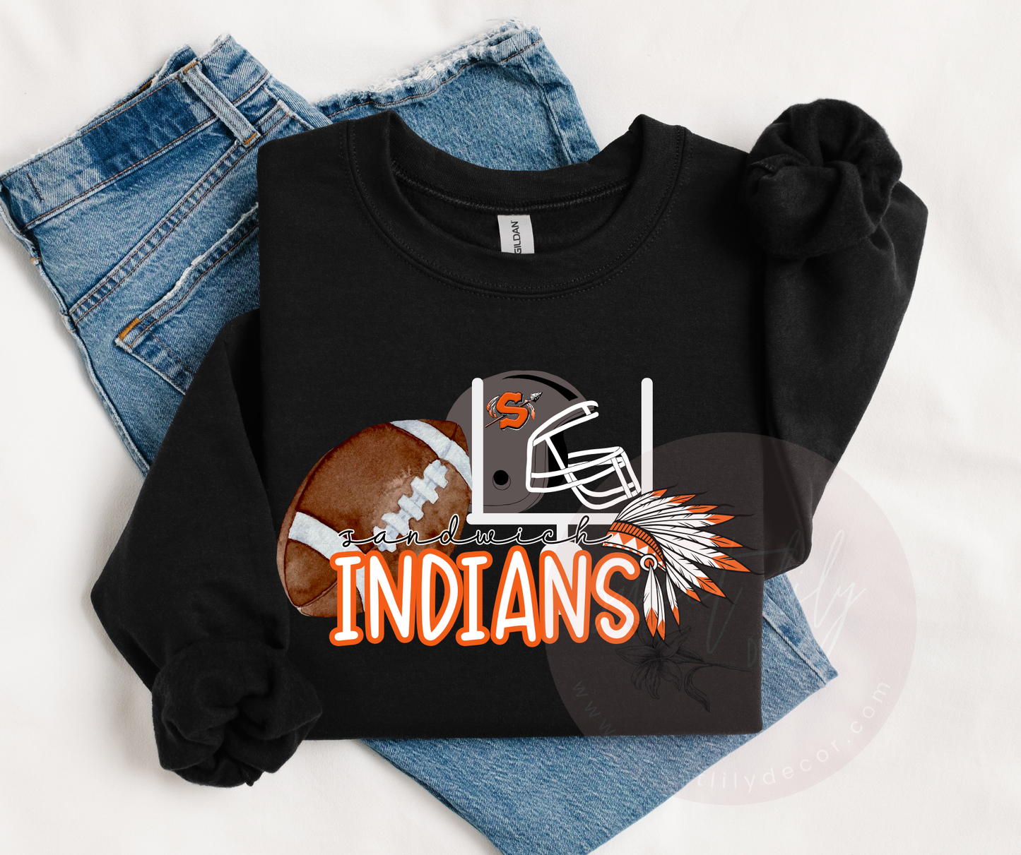 SANDWICH INDIANS ADULT UNISEX TOP