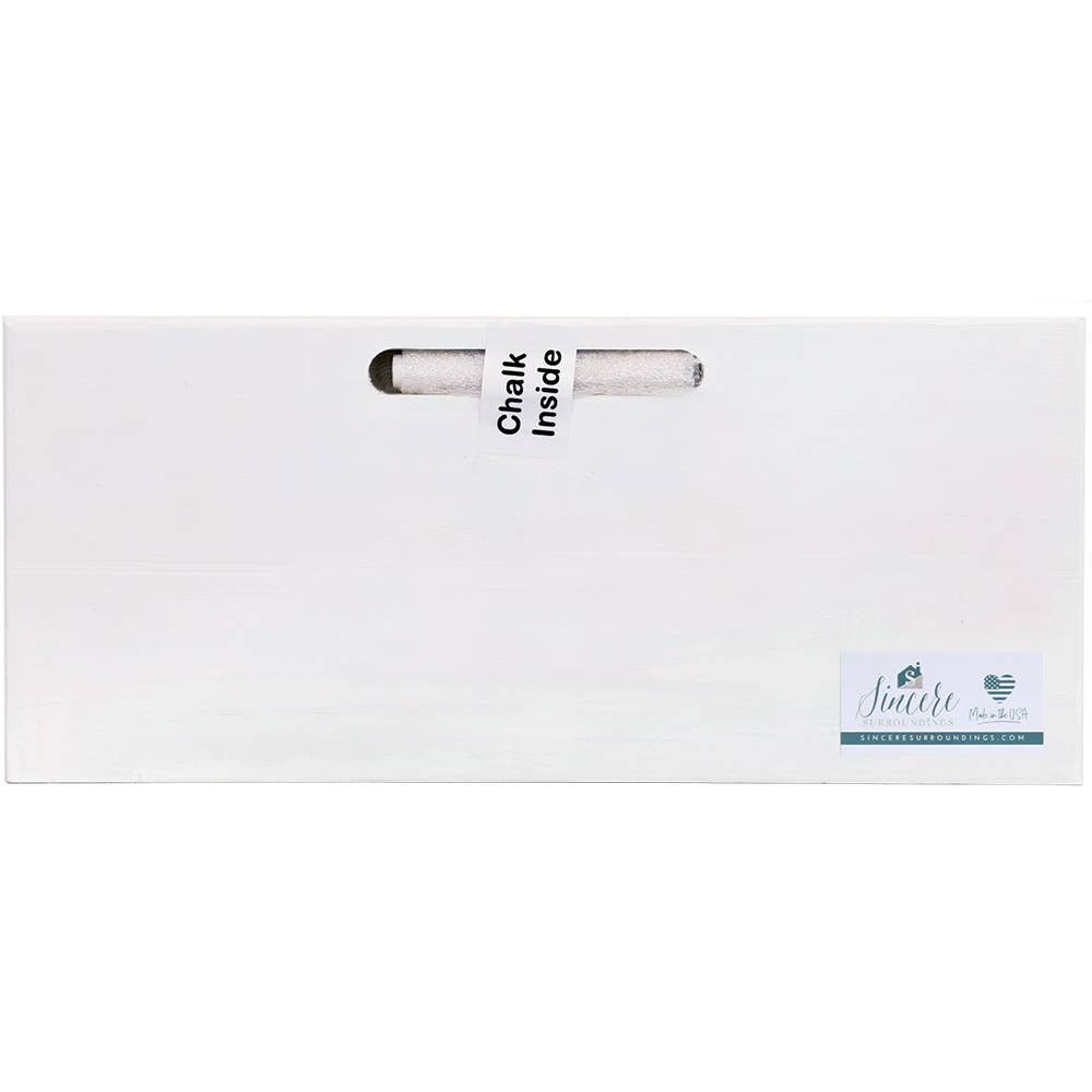 Days Until Santa Chalk Sign