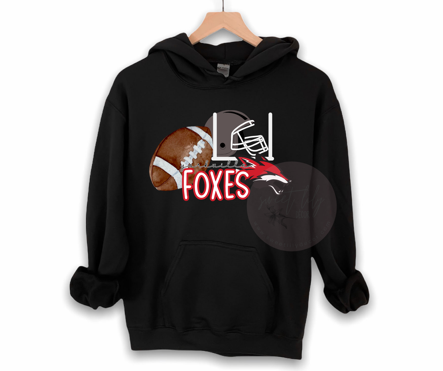 YORKVILLE FOXES UNISEX ADULT TOP