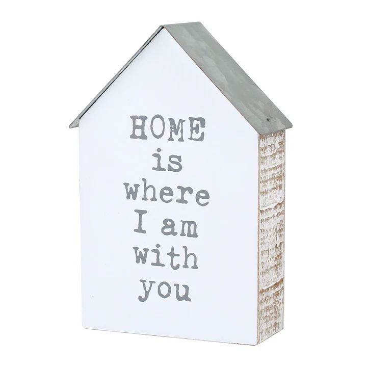 I am With You House Block Sign