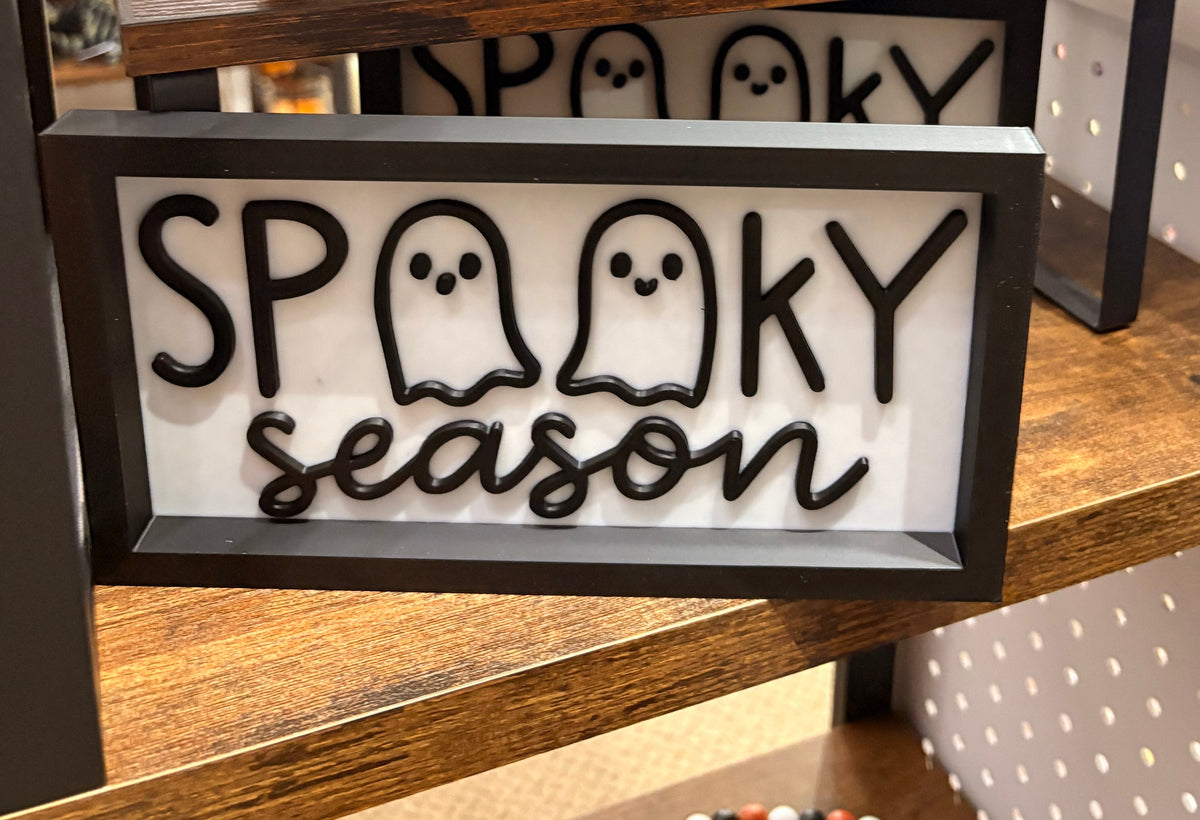 Framed Spooky Season Sign
