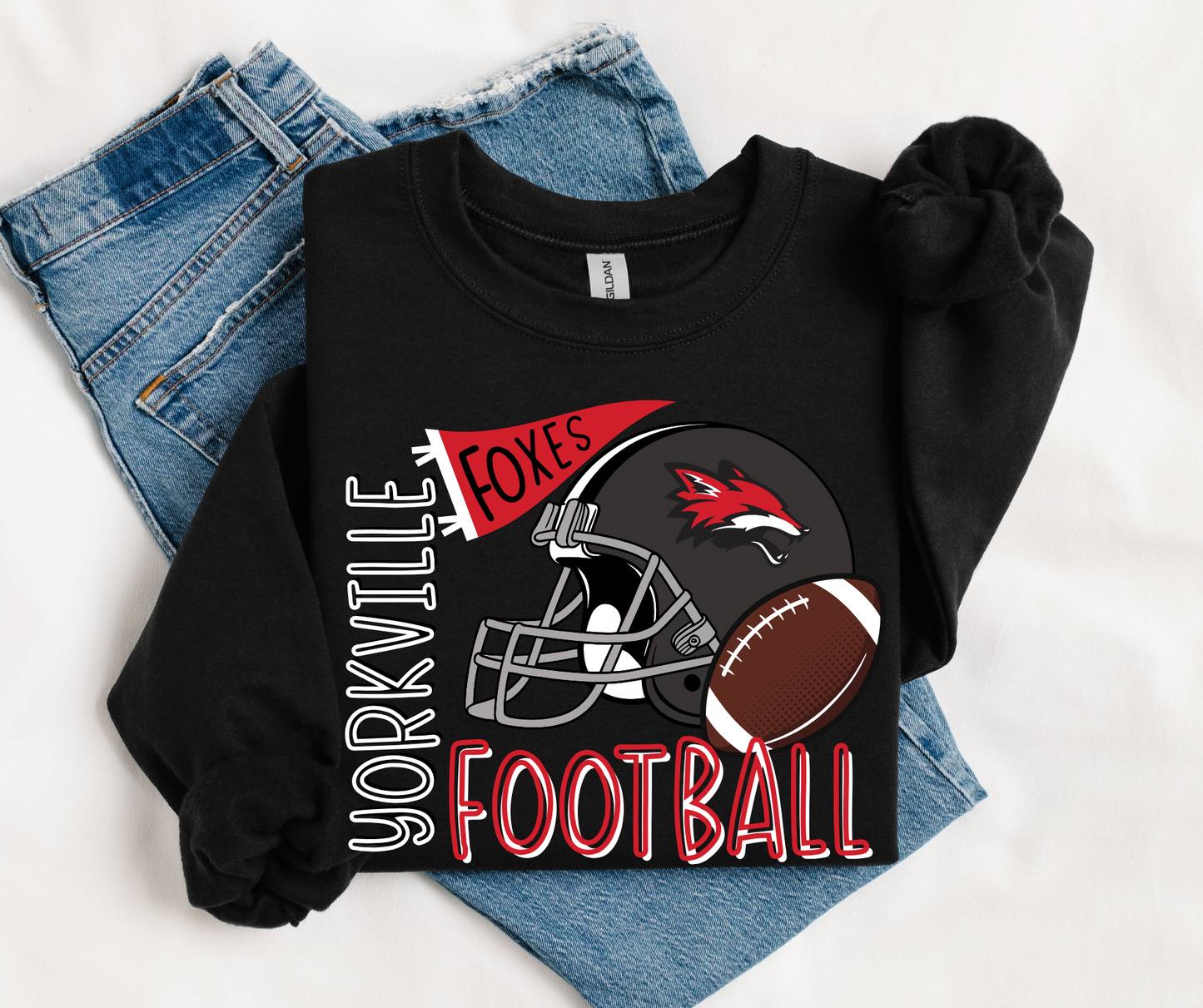 YORKVILLE FOOTBALL ADULT UNISEX TOP