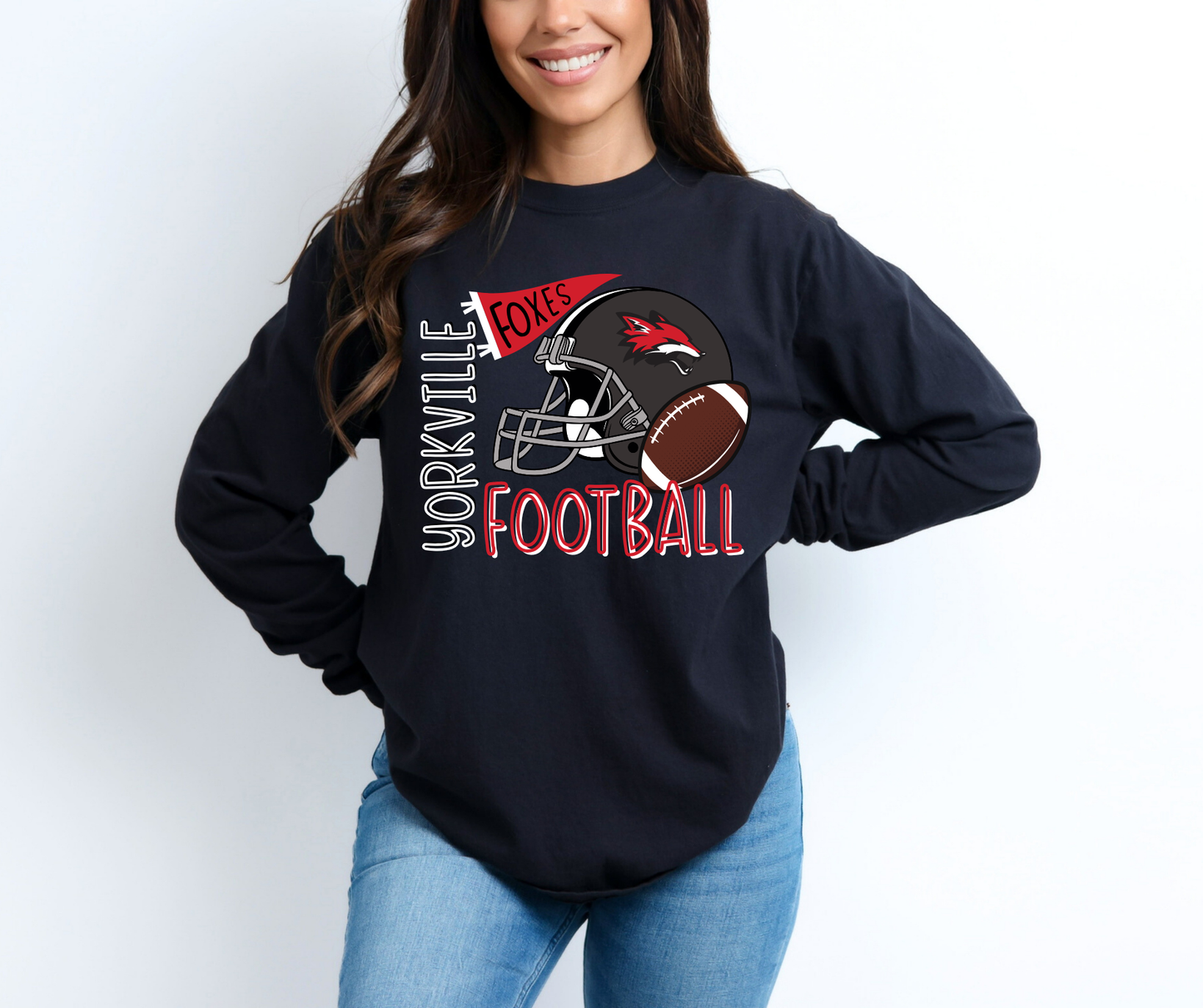 YORKVILLE FOOTBALL ADULT UNISEX TOP