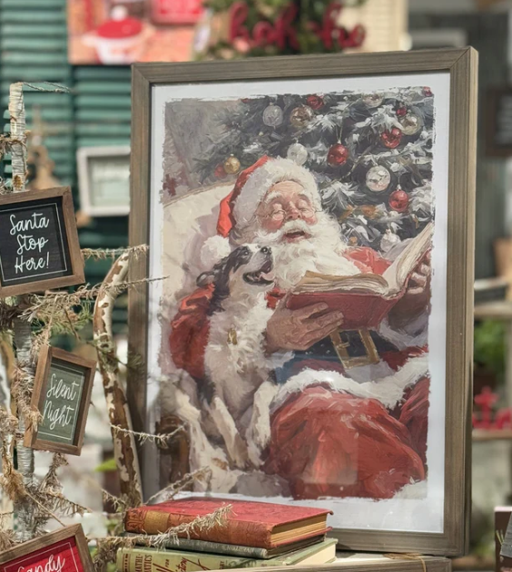 Santa Story Framed Picture