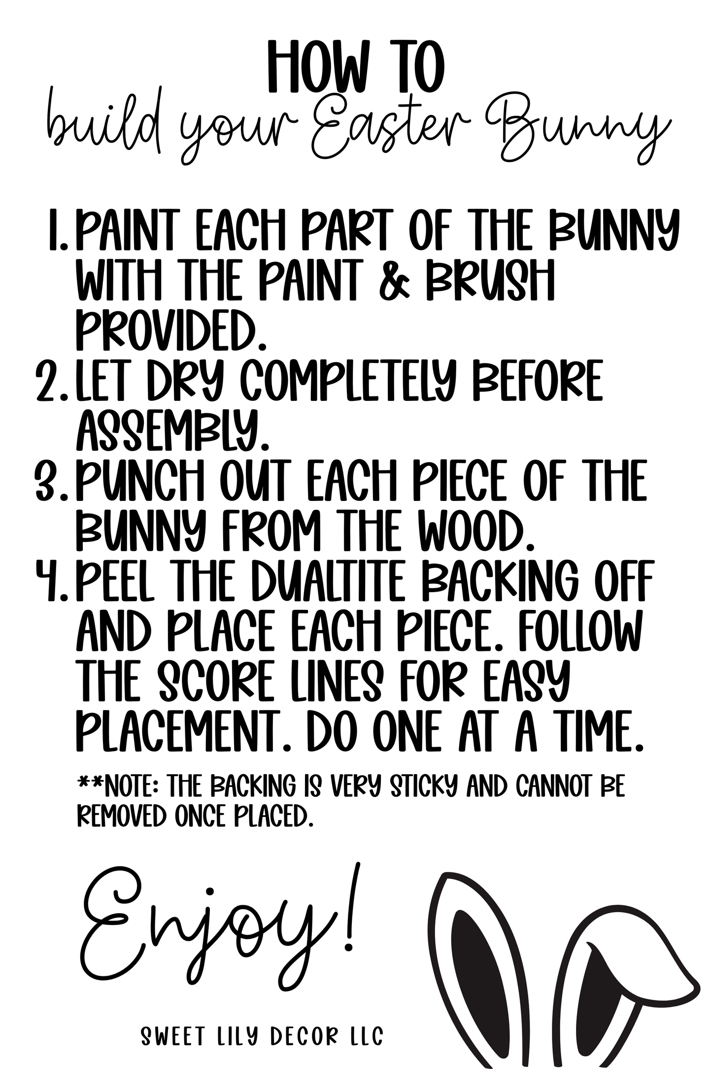 Build a Bunny Painting Kit