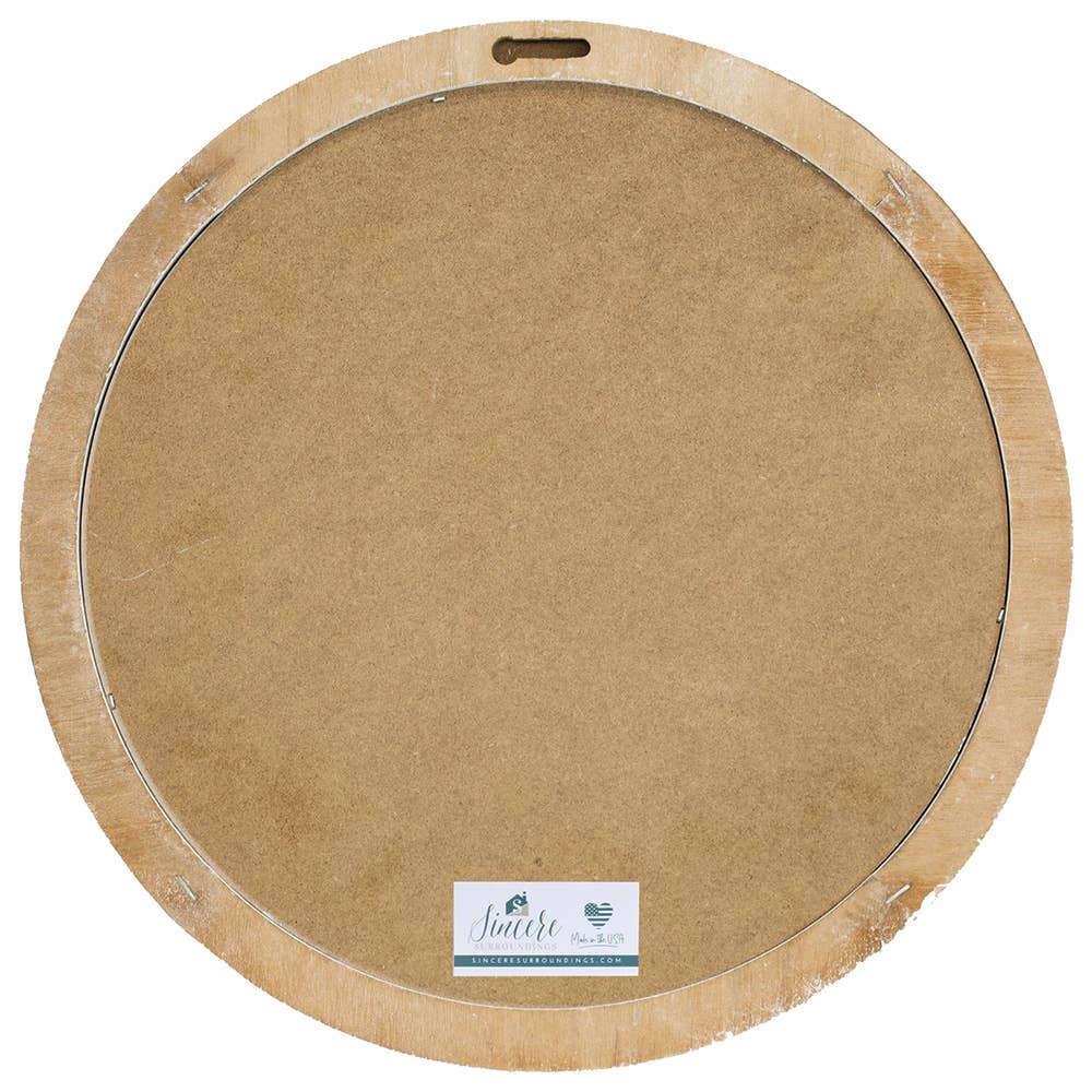 Watercolor Santa Beaded Round