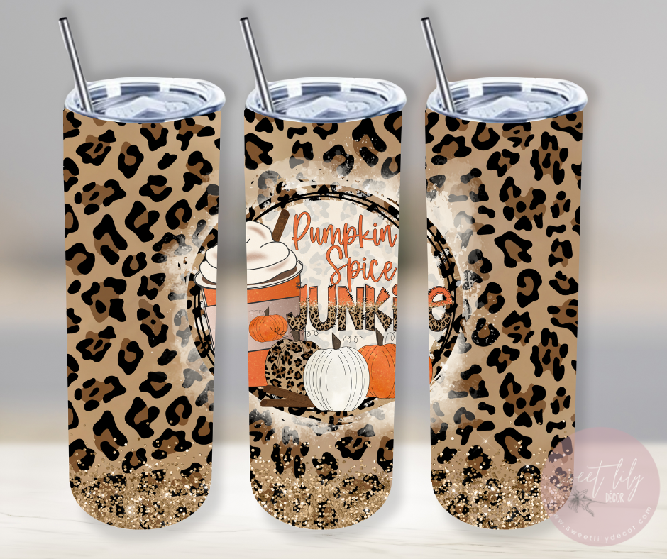 Pumpkin Spice Junkie 20 oz. Skinny Tumbler