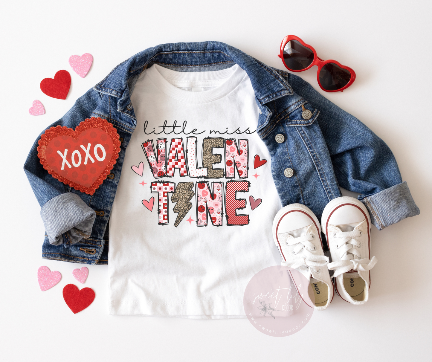 Little Miss Valentine Kids Shirt