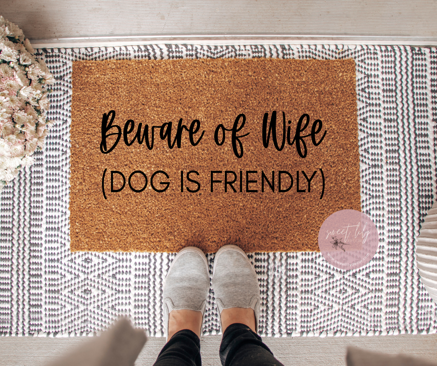 Be Aware of Wife Door Mat