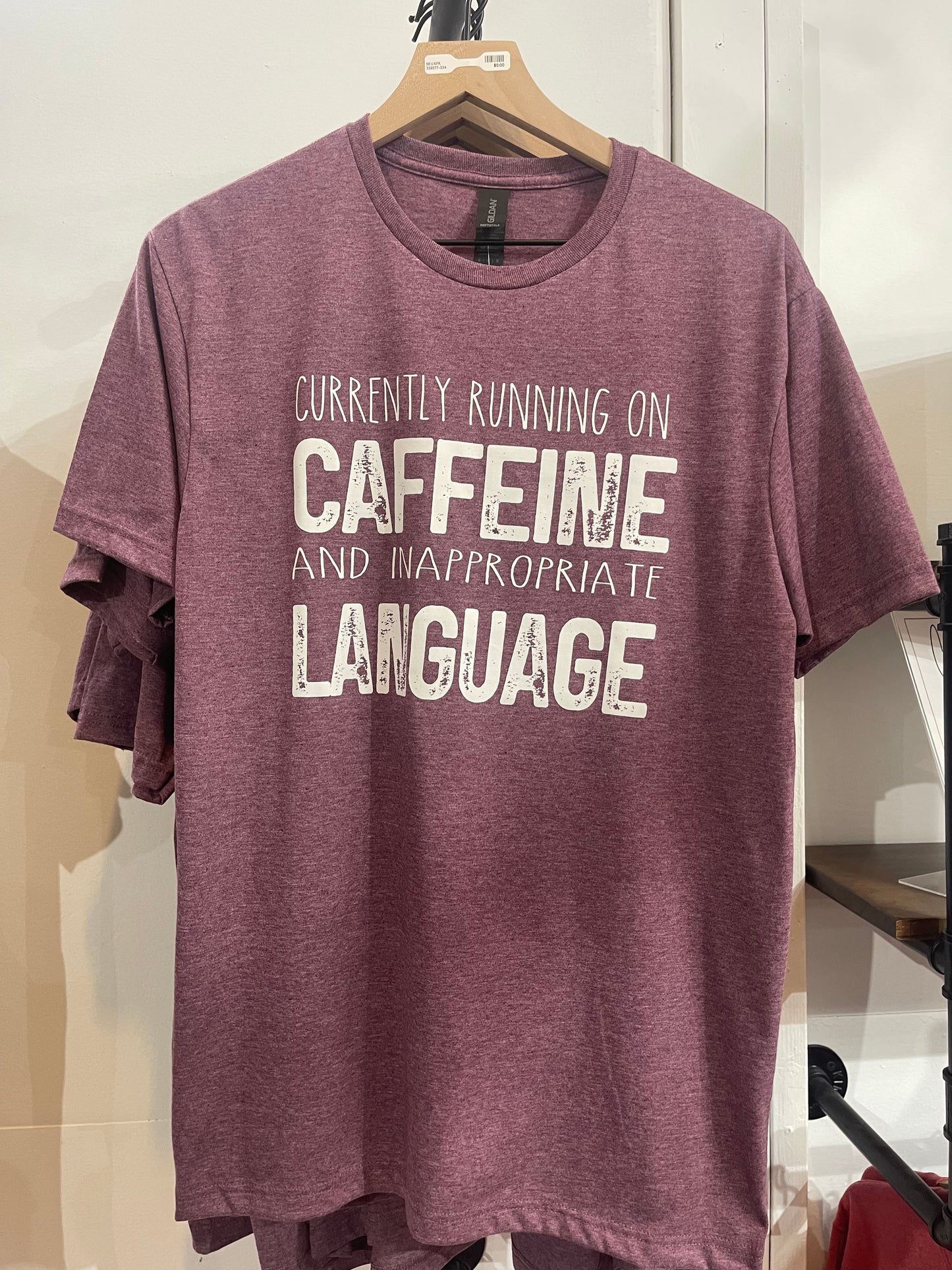 Running on Caffeine Unisex T-shirt