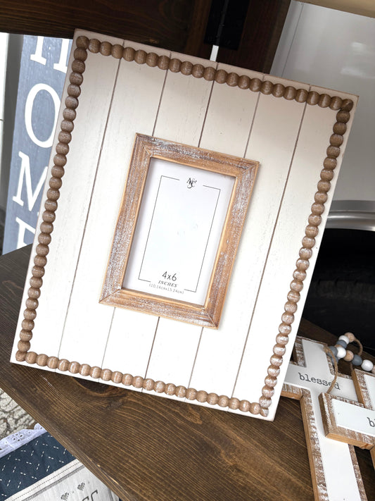 Beaded Picture Frame 4x6