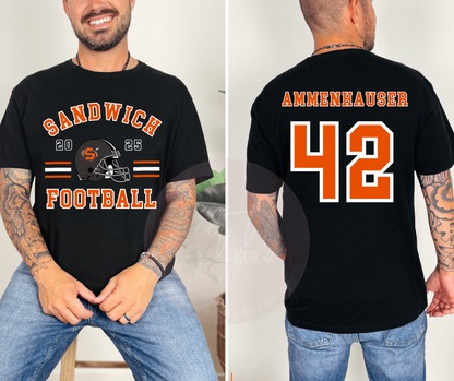 SANDWICH FOOTBALL 2025 ADULT UNISEX TOP