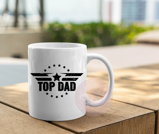 Top Dad Ceramic Mug