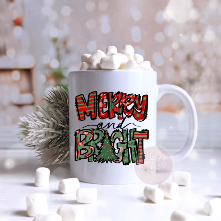 Merry & Bright Ceramic Mug