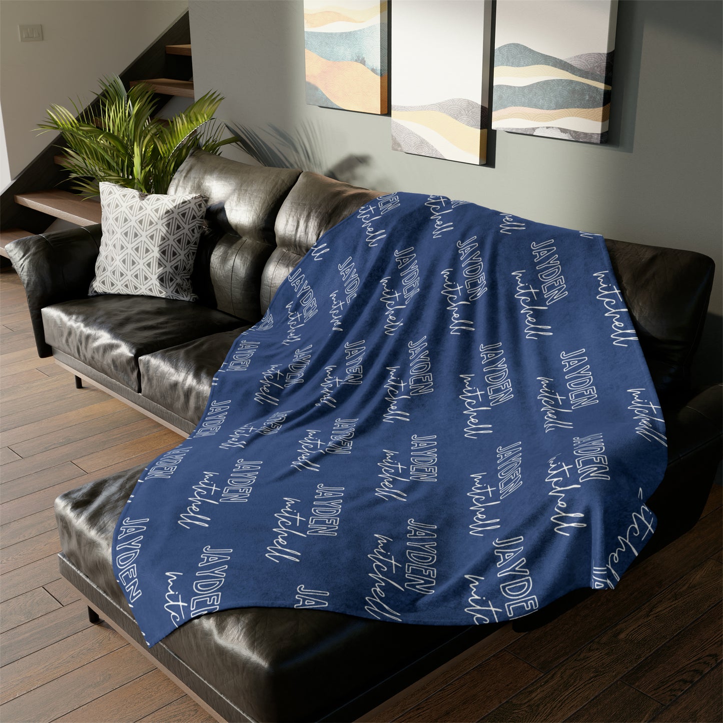 Personalized Polyester Name Blanket