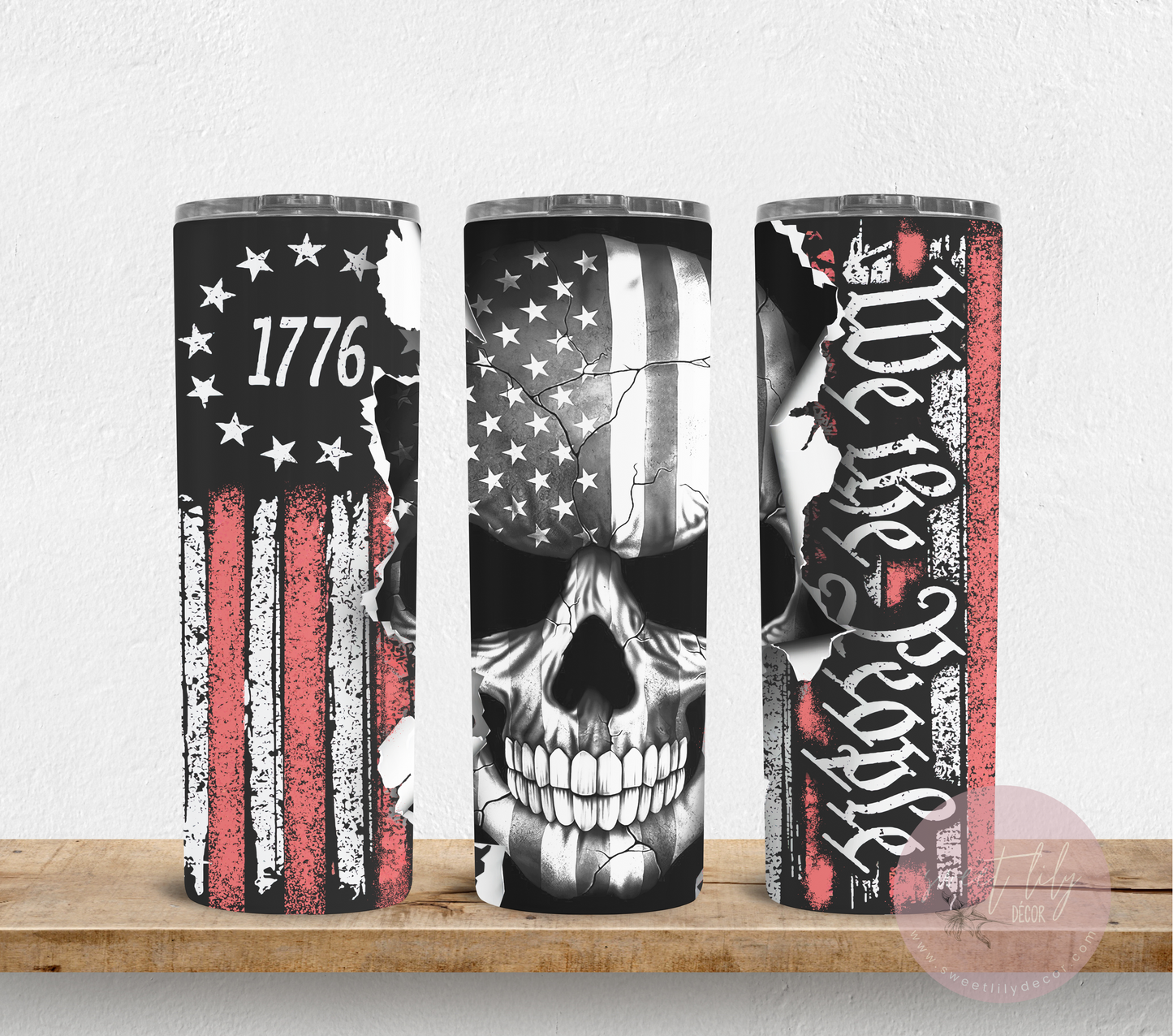 We The People 20 oz. Skinny Tumbler