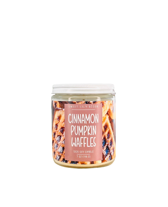 Cinnamon Pumpkin Waffles 7 oz. Candle