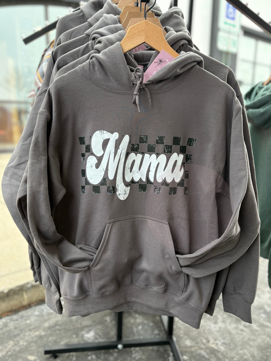 Checkered Mama Unisex Hoodie