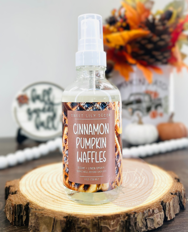 Cinnamon Pumpkin Waffles Room & Linen Spray