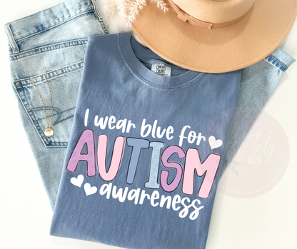 Wear Blue For Autism Awareness Unisex T-shirt