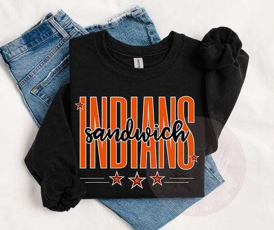 INDIANS ADULT UNISEX TOP