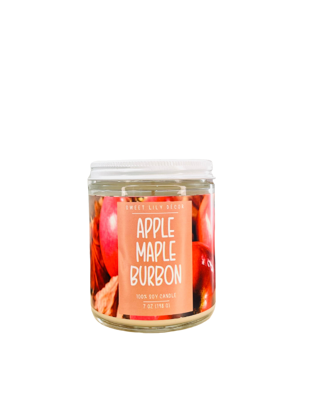 Apple Maple Bourbon 7 oz. Candle