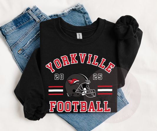 YORKVILLE FOOTBALL 2025 ADULT UNISEX TOP