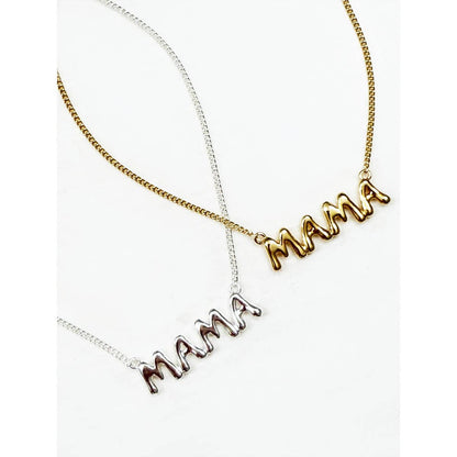 Gold Dipped MAMA Adjustable Bubble Bracelet