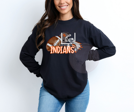 SANDWICH INDIANS ADULT UNISEX TOP