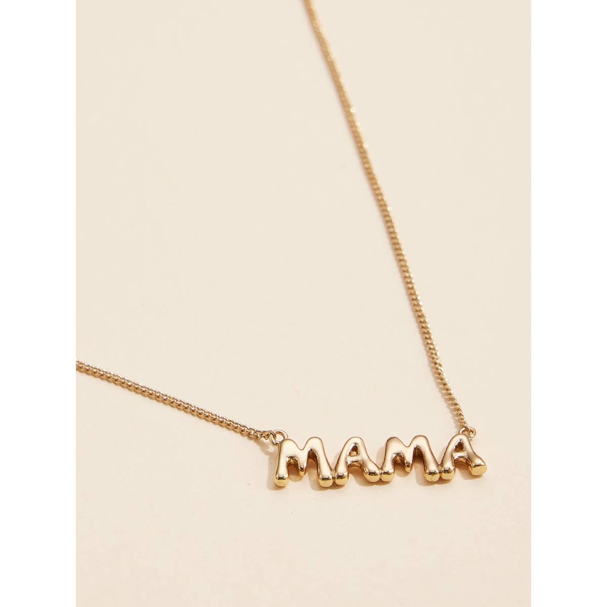 MAMA 18K Gold Dipped Bubble Necklace