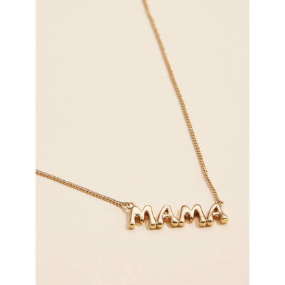 MAMA 18K Gold Dipped Bubble Necklace