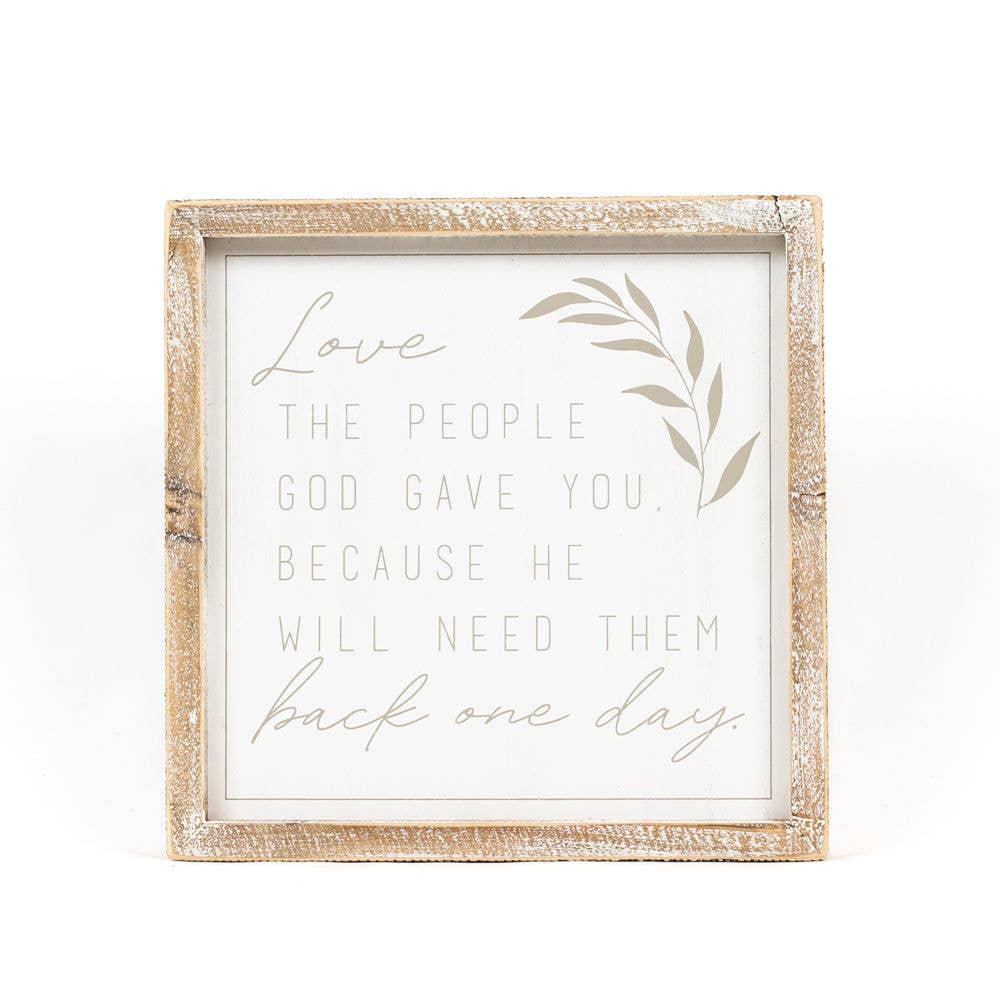 God Gave You Framed Wood Sign