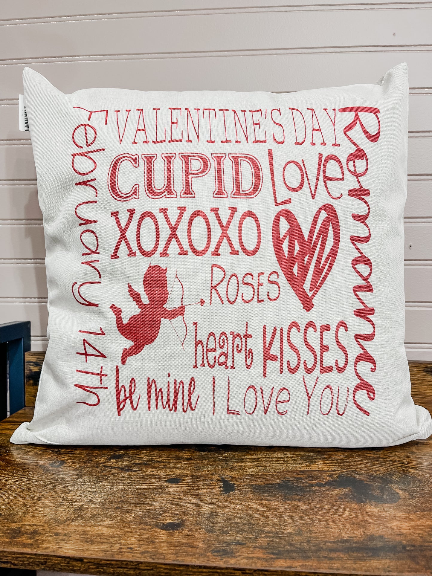 Scattered Valentine Throw Pillow