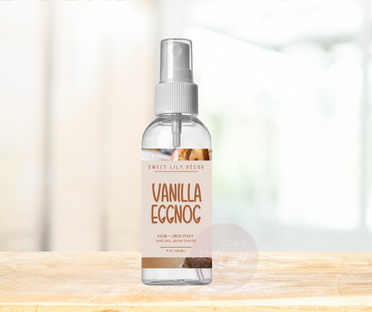 Vanilla Eggnog Room & Linen Spray