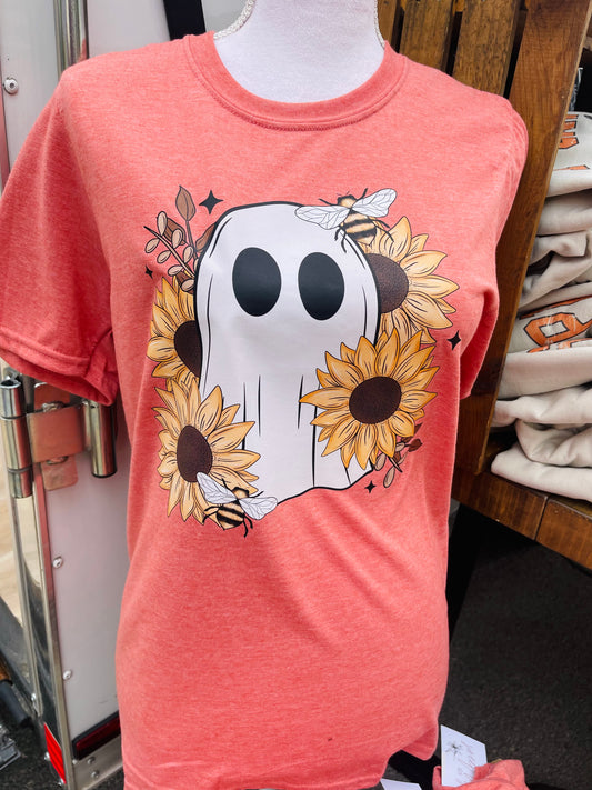 Sunflower Ghost Unisex Tshirt