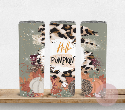 Hello Pumpkin 20 oz. Skinny Tumbler