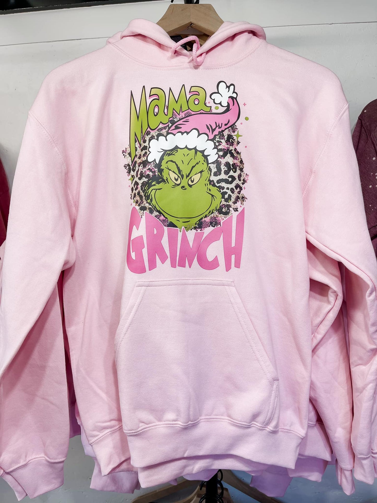 Pink Mama Grinch Unisex Hoodie