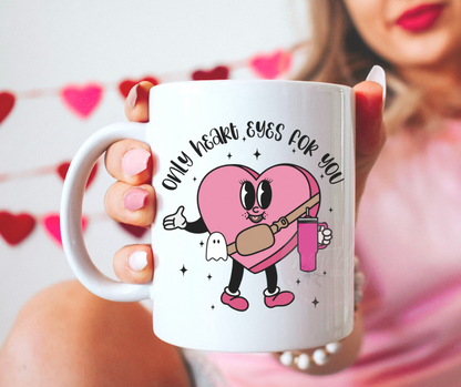 Heart Eyes For You Ceramic Mug