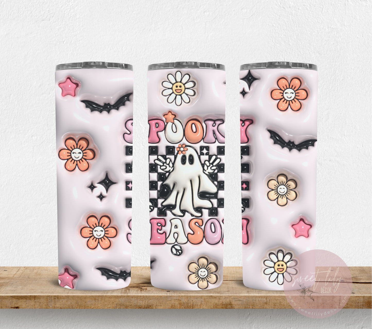 Inflated Spooky Season 20 oz. Skinny Tumbler