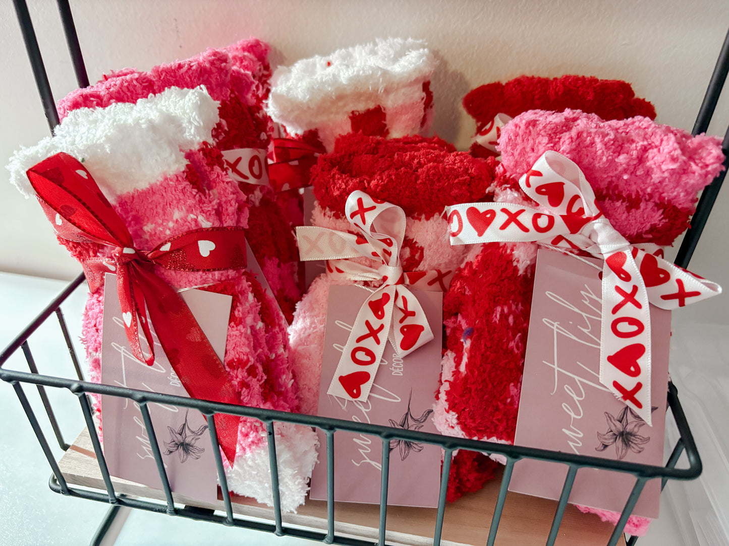 Valentine Fuzzy Socks