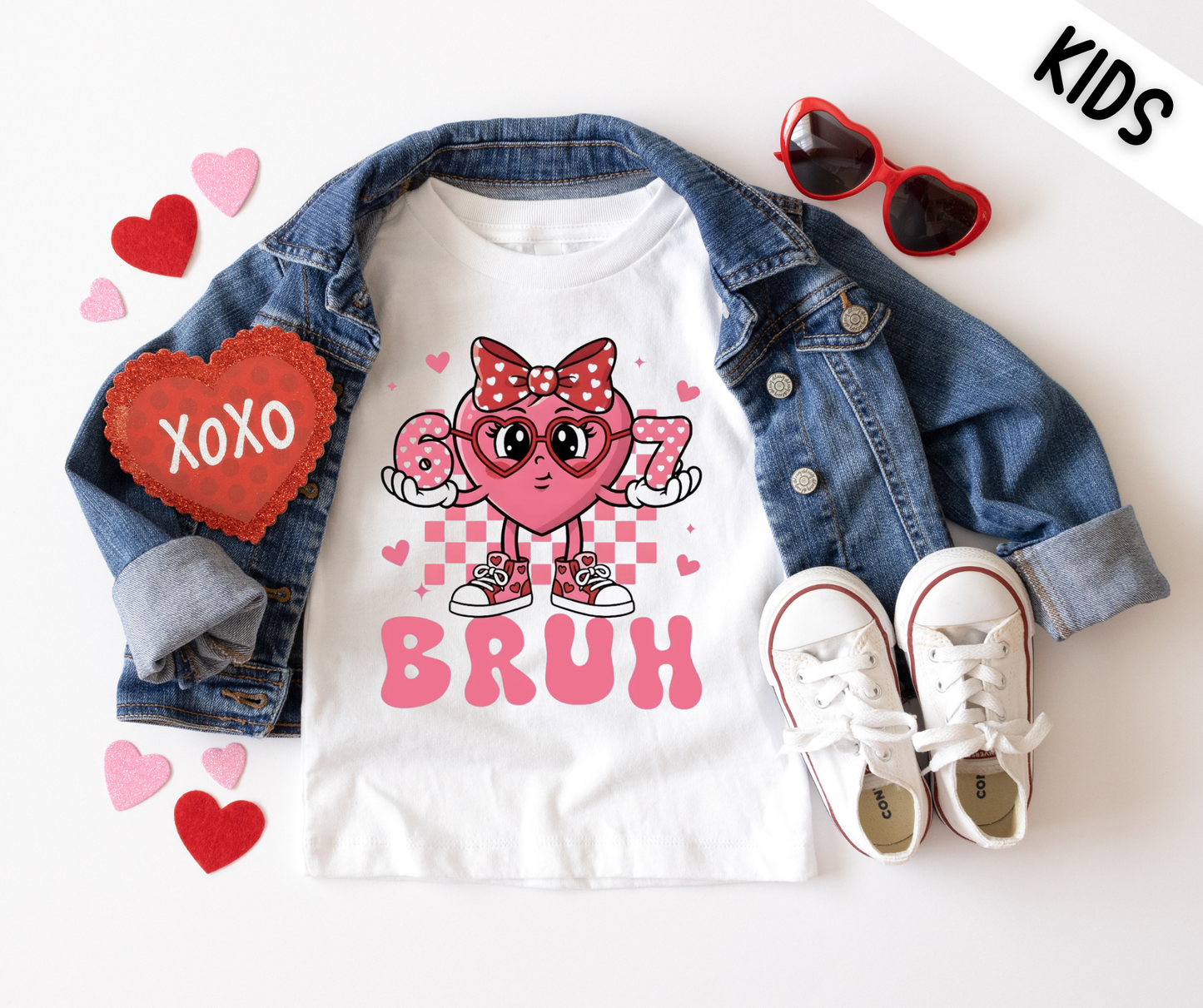 67 Bruh Girls T-shirt