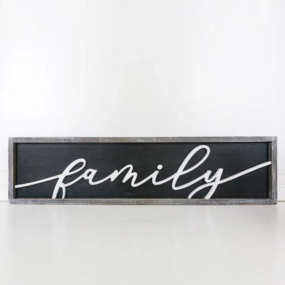 Family RVS Wood Sign