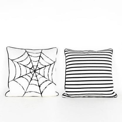 Spider Web Throw Pillow