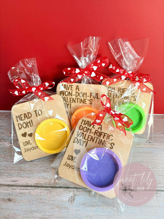 Play-Doh Valentine Bags