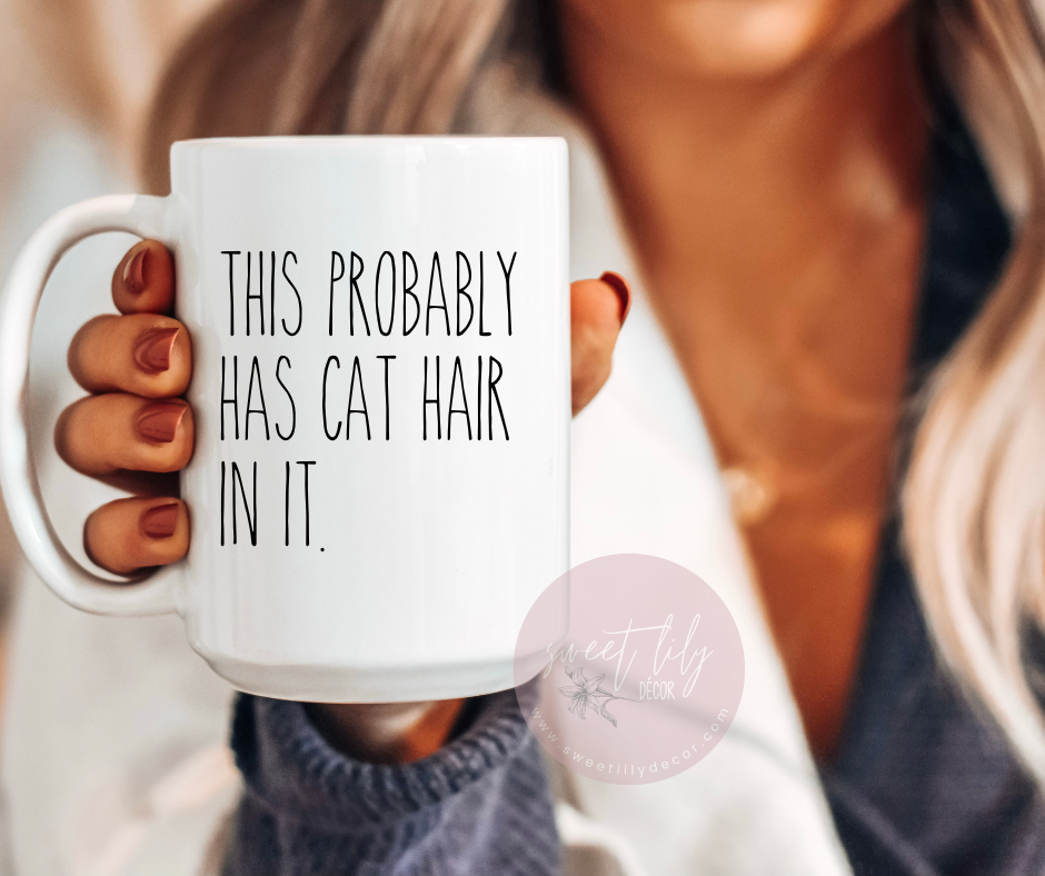 Cat Hair Ceramic Mug