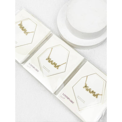 MAMA 18K Gold Dipped Bubble Necklace