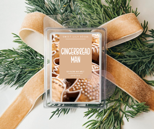 Gingerbread Man Wax Melts