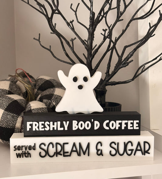 Fresh Boo'd Coffee Sign