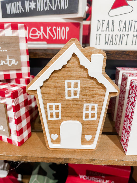 Snowy Gingerbread House